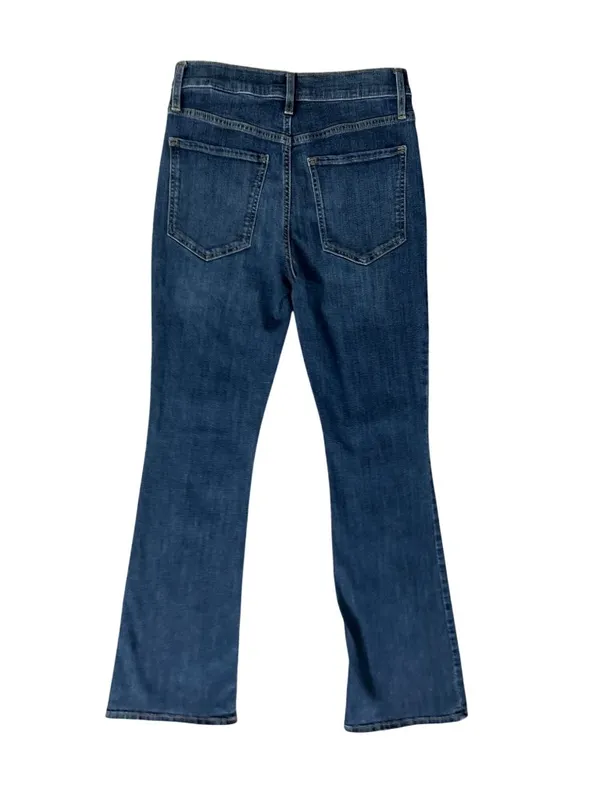 Banana Republic Womens 27/4 High Rise Bootcut Jeans Dark Wash USED - Image 4