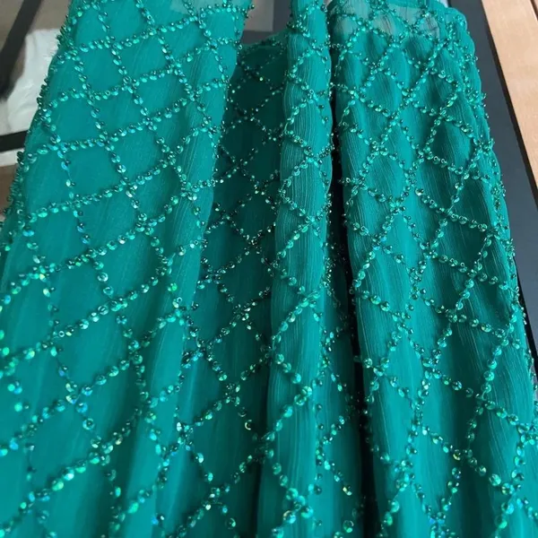 Show Me Your Mumu emerald mini sequin dress belt cocktail eras sparkly twilight - Image 7