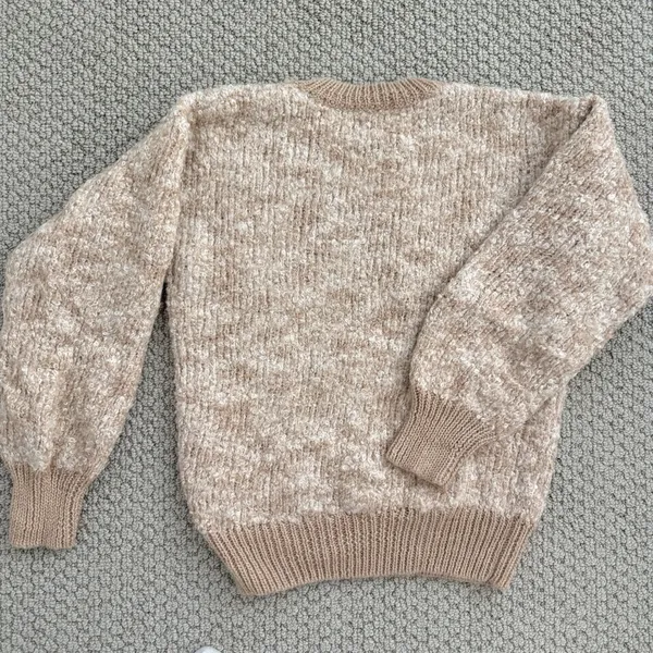 MATE the Label Alpaca Teddy Crew Neck Sweater Womens - Image 5