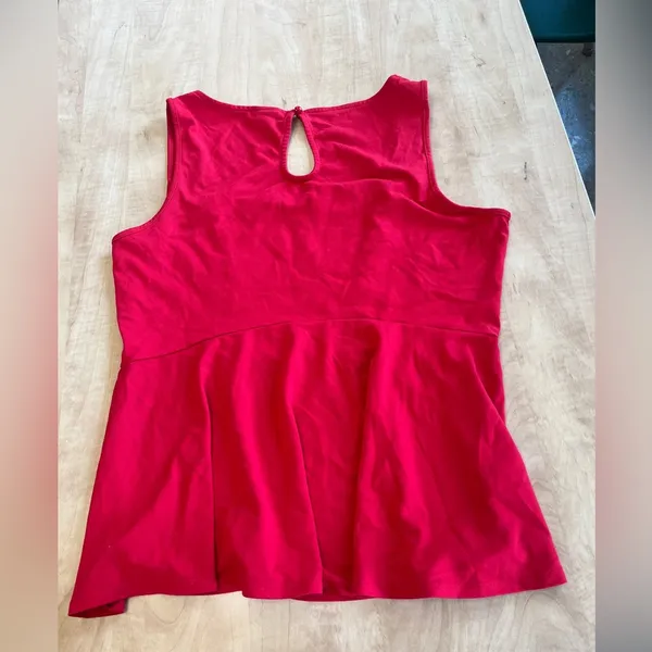Torrid Square Neck Red Peplum Top 2X - Image 5