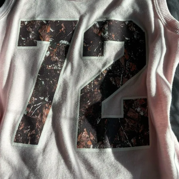 Jaded London Pink Camo Number Tank - Image 3