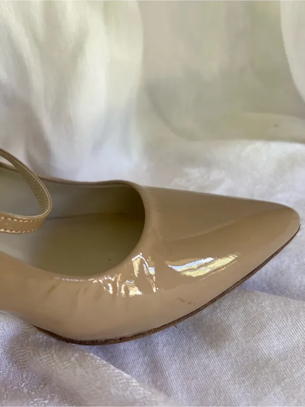 Boden Nude Patent Mary Jane Pointed-Toe Pumps - Image 8