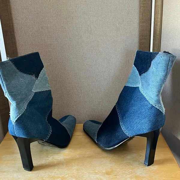 LEI patchwork boots 9 - Image 11