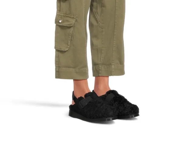 ✨ NWT Dr. Martens Jorge II WarmWair Fleece Slingback Mules - Black 🖤 (US W 8 / M 7 / EU 39) - Image 15