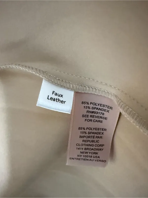 Philosophy Light Beige Suede Trench Coat - Image 8