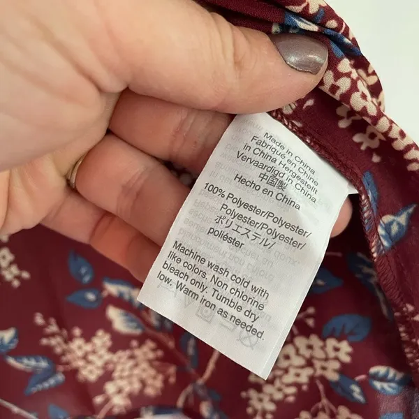 Madewell floral tie front top - Image 6