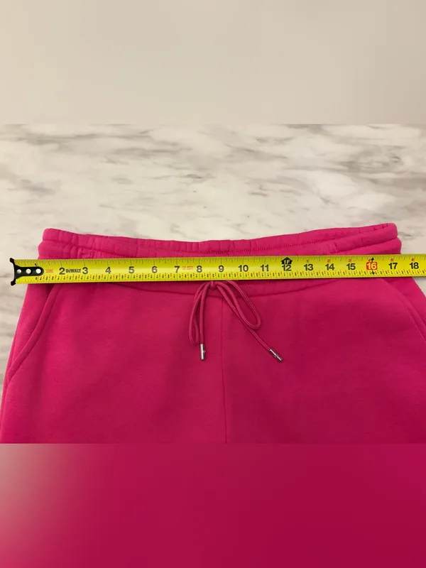 NWT True Religion Rhinestone Crown Fleece Joggers Size Medium Pink Y2K - Image 7