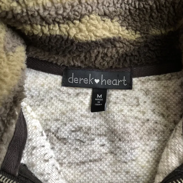 Camo Sherpa Quarter Zip S/M - Image 6