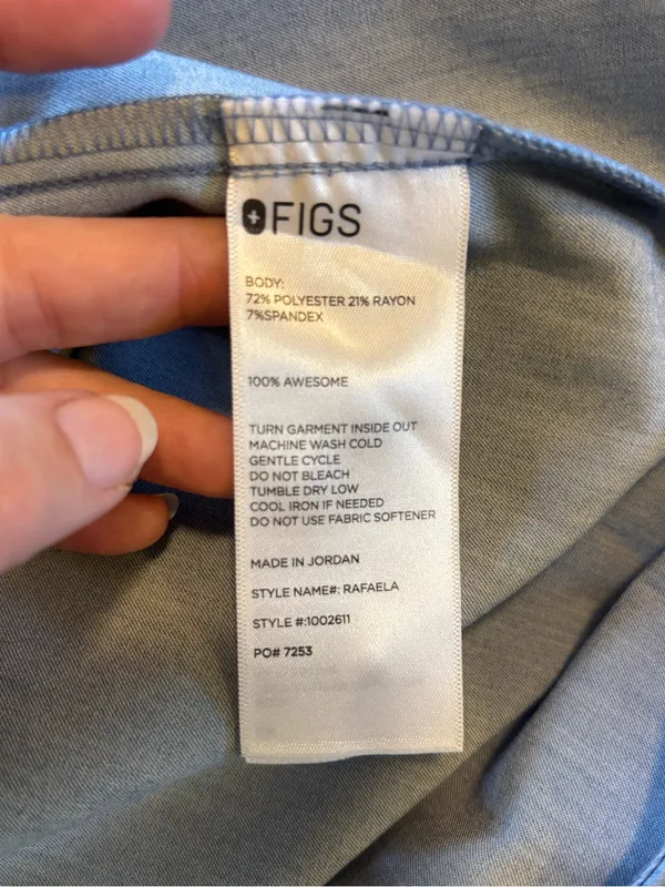 Figs Rafaela Oversized Scrub Top sz XXL - Image 4