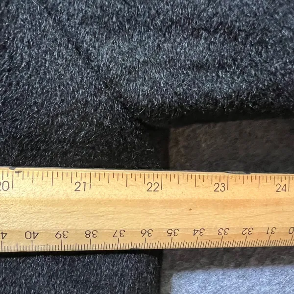 Vintage Rothmoor Coat Black Wool‎ 40s 50s Mid Century Union Made A Line Overcoat - Image 8