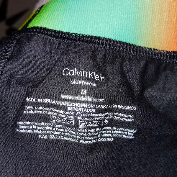 Calvin Klein | Pajamas Sleepwear Loungewear Set Rainbow 🌈 Pride Tank & Shorts - Image 7