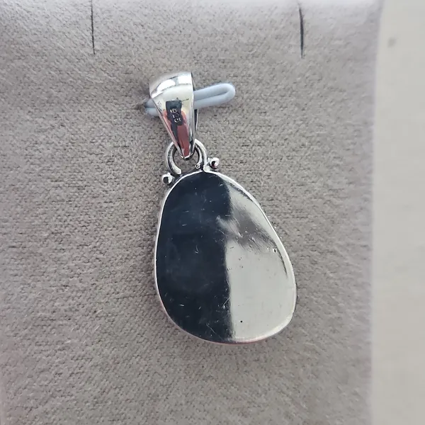 Cotton Candy Turquoise Pendant #3 - Image 2