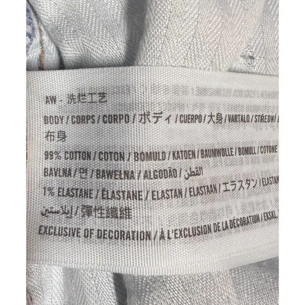 Abercrombie & Fitch The 90's Baggy Low Rise Jeans‎ Blue Light Wash Women 31/12 - Image 4