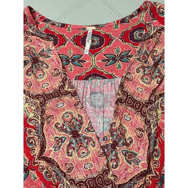 Free People Falling For You Long Sleeve Blouse size Small NEW - Image 5