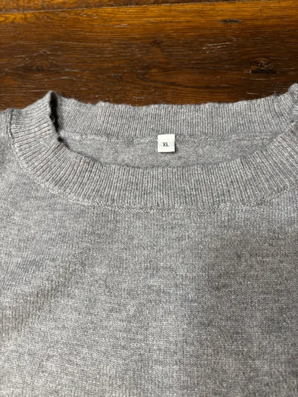 Ladies Gray Sofy Tunic Sweater XL - like new - Image 2