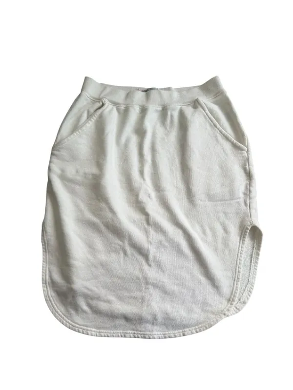 FREE PEOPLE Beach Off White Cotton Skirt Size Medium - Image 4