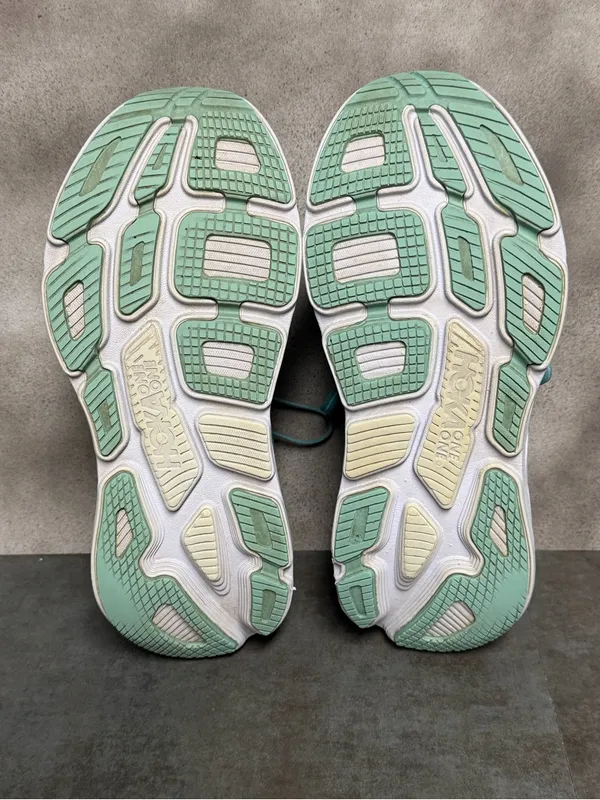 Hoka One One Bondi 7 Women’s Aqua Running Shoes Size 9.5 - Image 15