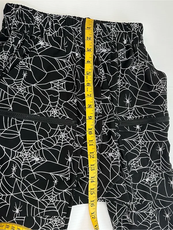 Dolls Kill Spider‎ Byte Reflective Drop Crotch Joggers, S - Image 8