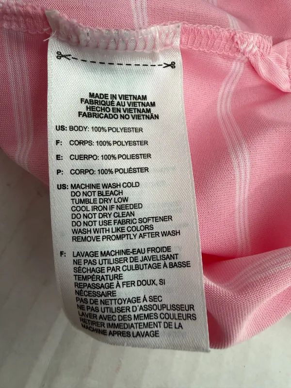 Adidas Pure Motion Pink & White Mens Golf Polo Shirt - Image 7