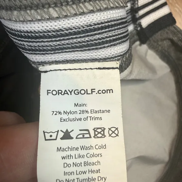 Foray Golf Core Tulip Skort Drawstring Waistband Gray Black Size‎ Small - Image 6