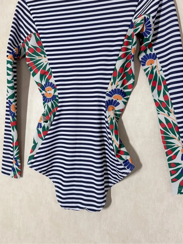 Seea Women’s Swimwear Avila Surf Suit UPF 30+ in Camburi Stripe S - Image 8