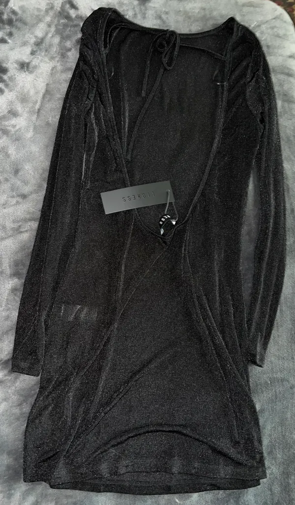 Princess Polly Lioness Montana Mini Dress in Black - Image 14
