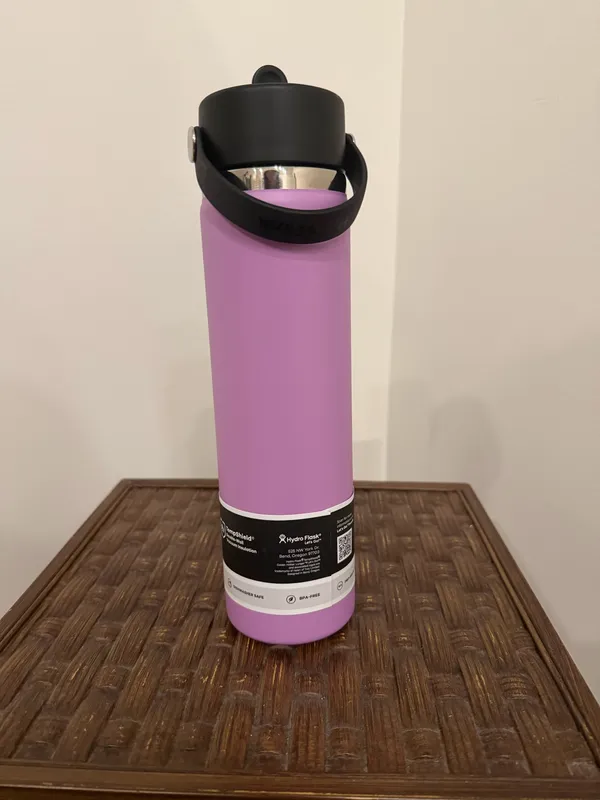 New Hydro Flask Bottle 24oz Purple - Image 7