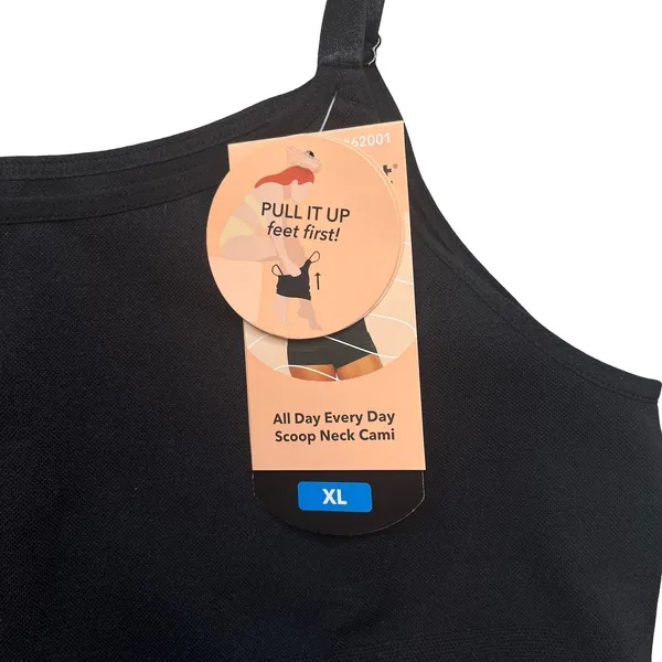 Shapermint NWT Women Shapewear Camisole Black Scoop Neck All Day Every Day XL - Image 3