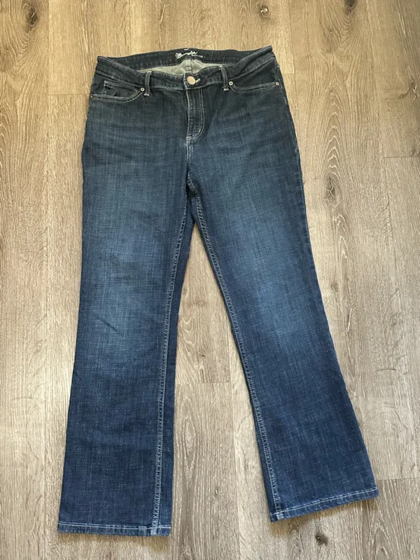 Wrangler Blue Wide Leg Denim Jeans size 11x30 - Image 2