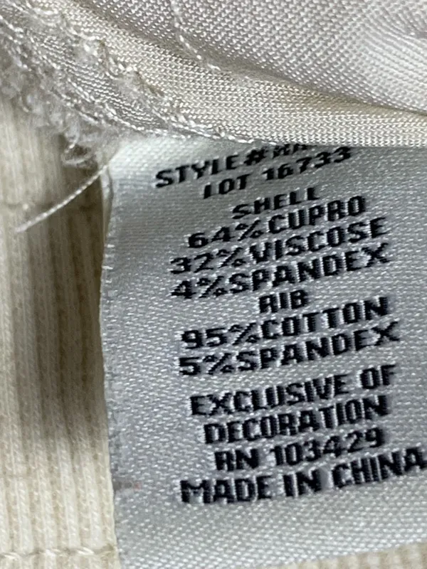 Marrakech Silky Jogger Pants Large Cream Lightweight Relaxed Pull On - Image 10