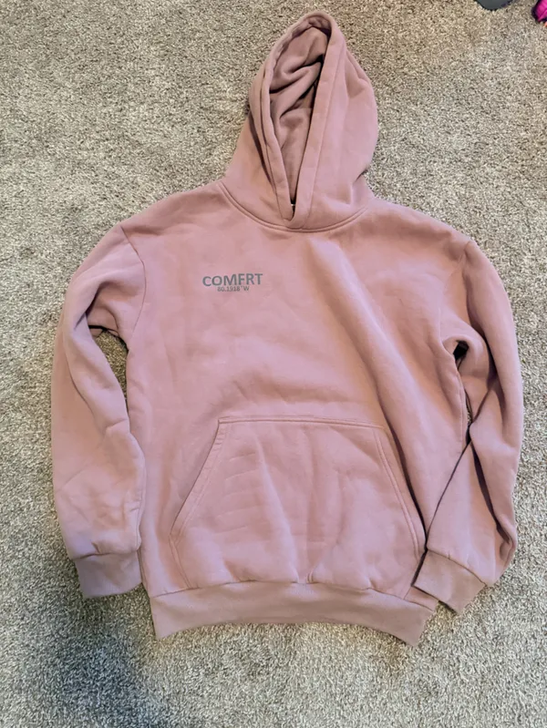 Comfrt unisex oversized coordinate hoodie size small orchid Sold out color! - Image 2