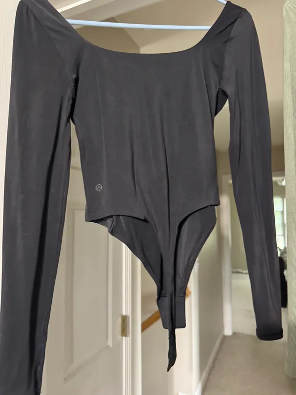 Lululemon wundermost ultra soft square neck long sleeve body suit - Image 2