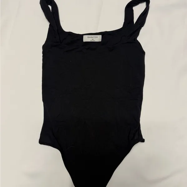 Babaton Aritzia Like New Black Bodysuit: Size Extra Small - Image 2