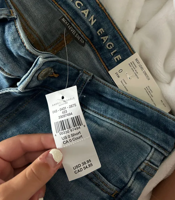 American Eagle jeggings size 0 short - Image 4
