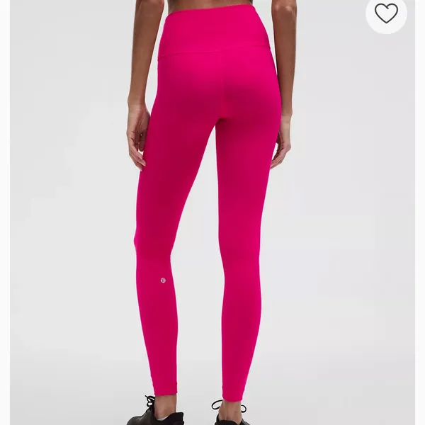 NWT Lululemon Wunder Train Tight Leggings Raspberry Coulis | Size 8‎ - Image 2