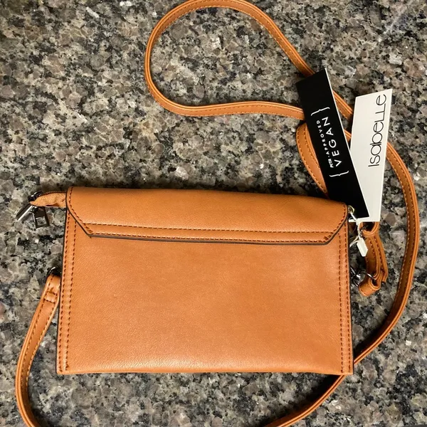 Isabelle Brown Vegan crossbody purse - Image 2