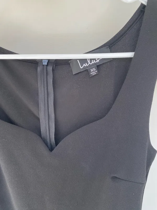 Lulus Black Dress Bodycon - Image 3