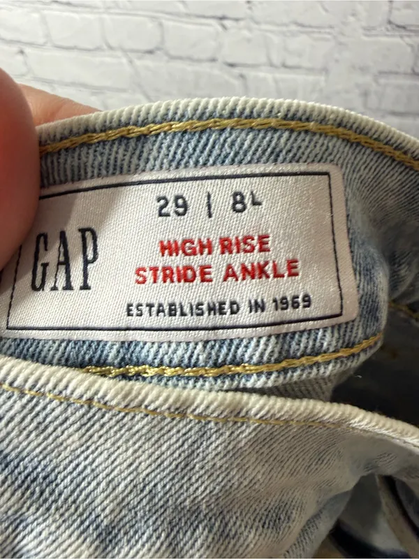 Gap jeans size 29 8L Light Wash Wide Leg Women’s Jeans - Image 9