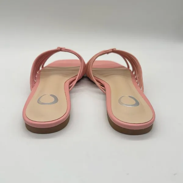 Journee Collection Sandals Womens‎ 6 Pink Addora Slides Sandals NEW - Image 5
