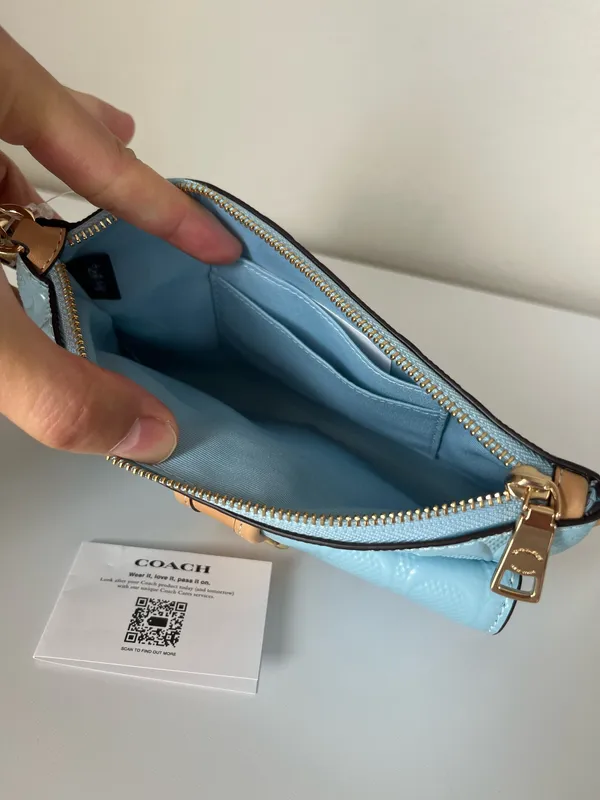 Coach Ashton Wristlet In Signature Leather - Image 5