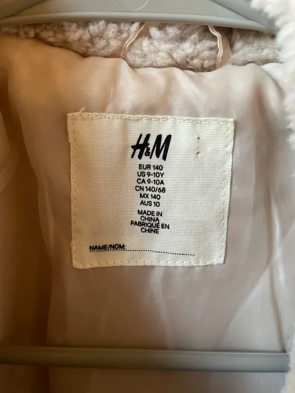 H&M Teddy Coat - Image 3