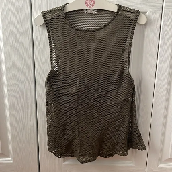 Free People Fishnet Mesh Tank With Built in Bandeau - Image 2