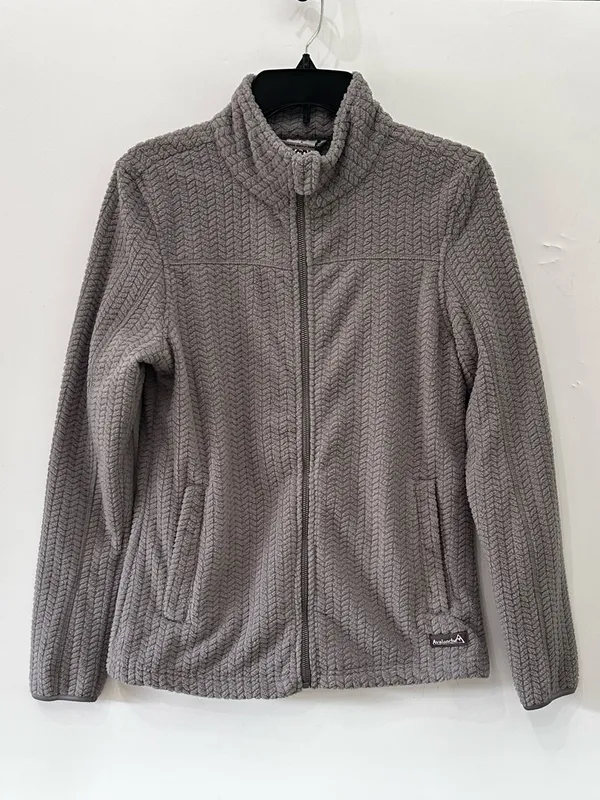 Avalanche Hawthorn Cabled Fleece Jacket NEW Gray Small - Image 3
