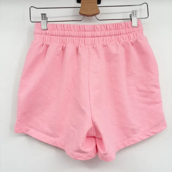 Judith March Womens Pink Pinata Embroidered Lounge Athleisure Sweat Shorts Small - Image 6