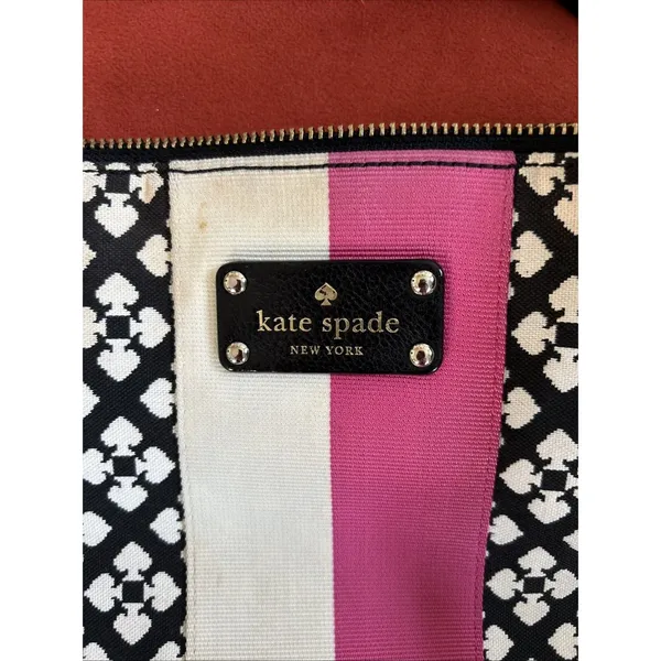 Kate Spade New York Victoria Classic Pink Stripe Crossbody Bag - Image 2