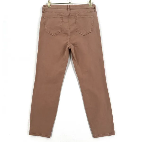 Buffalo David Bitton Havana Pants Women 10/30 Mauve Brown High Rise Ankle Skinny - Image 2