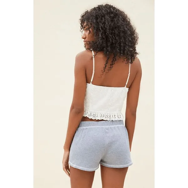 West of Melrose White Eyelet Lace‎ Up Corset Top XL NWT - Image 10