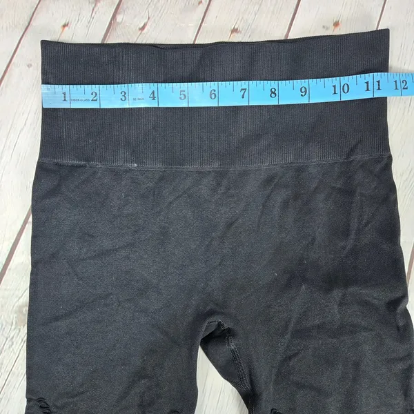 Ivy‎ Park Black Compression Seamless Cropped Leggings Cutout Design XXS - Image 8