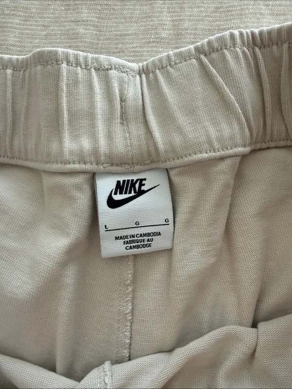 Nike Beige Jogger Sweatpants - Image 2