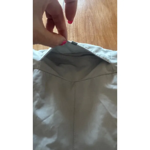 Nike Dri-FIT Women Running Shorts Light Gray Small Built-in Liner Back Pocket‎ - Image 7